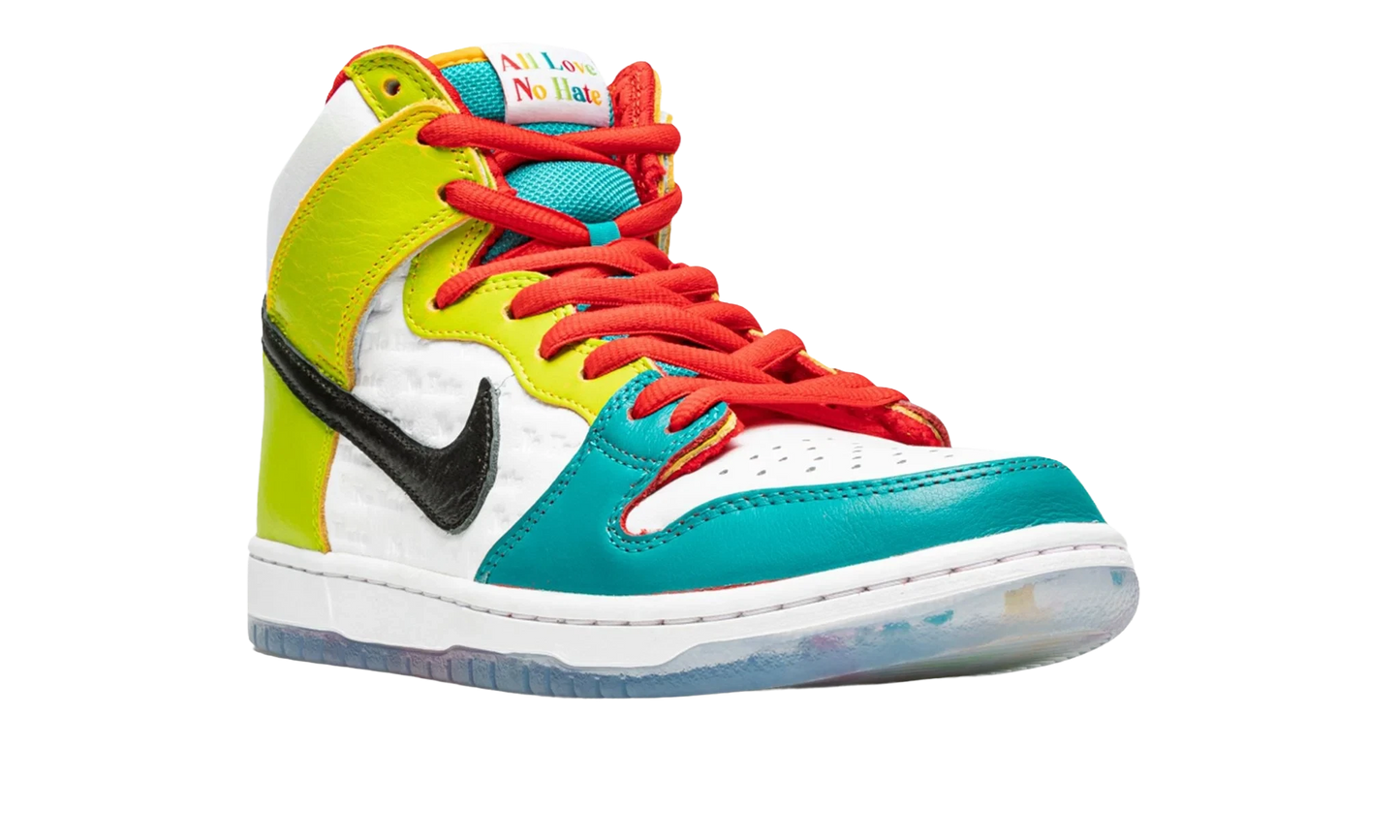 Nike x Froskate Dunk High All Love No Hate