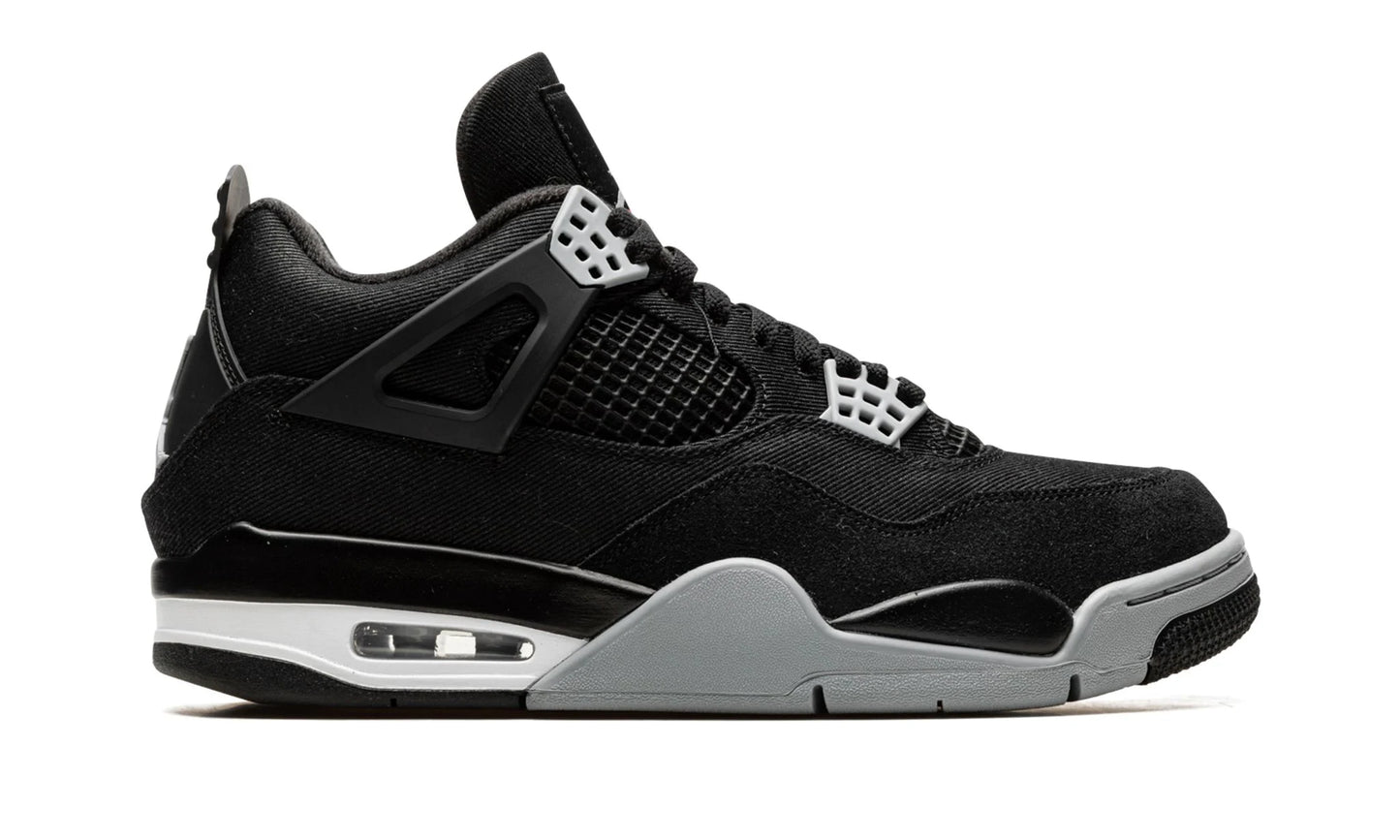 Air Jordan 4 Black Canvas