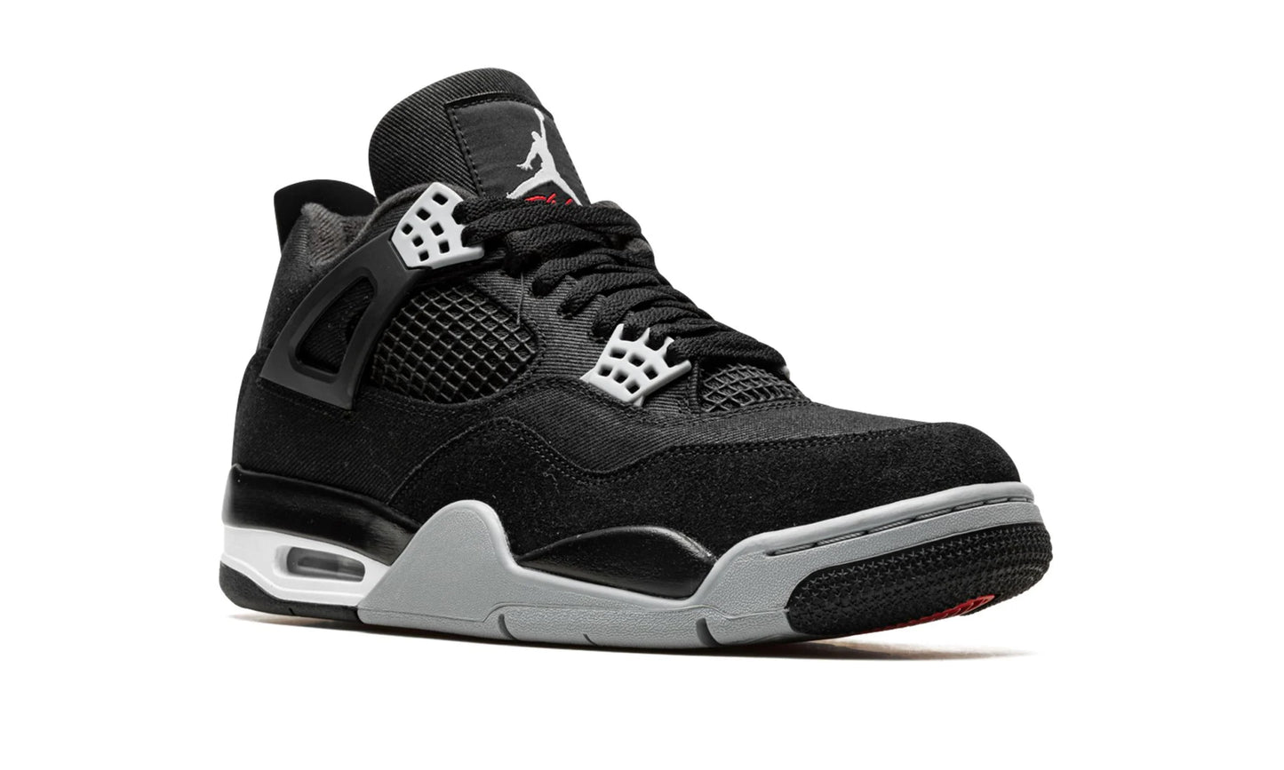 Air Jordan 4 Black Canvas